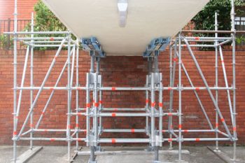 Scaffolding 24 tonne footbridge